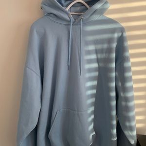 Baby blue oversized hoodie